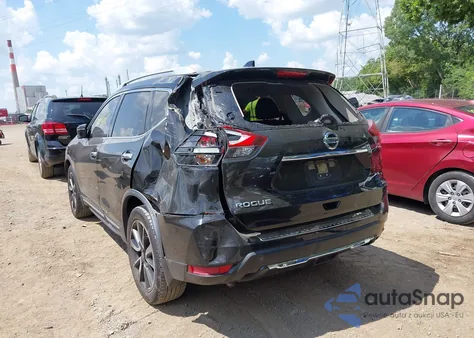 2018 Nissan Rogue Sl z USA, uszkodzony, nr VIN JN8AT2MT3JW452491